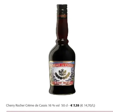 Aanbieding: Cherry Rocher Crème de Cassis