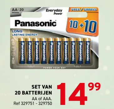 Aanbieding: Batterijen