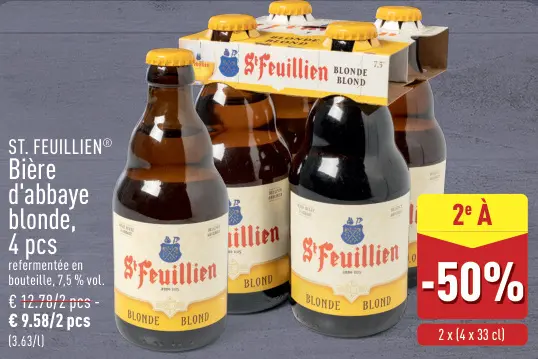 Offre: Bière d'abbaye blonde