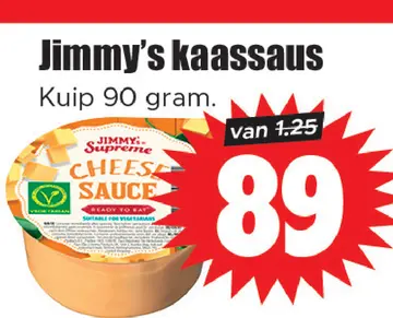 Aanbieding: Jimmy's kaassaus