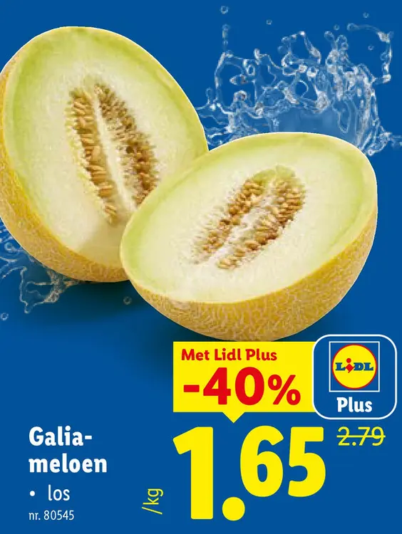 Promotie: Galia-meloen