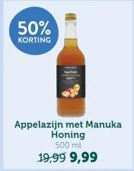 Promotie: Appelazijn met Manuka Honing