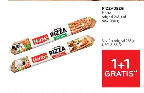 Promotie: Pizzadeeg