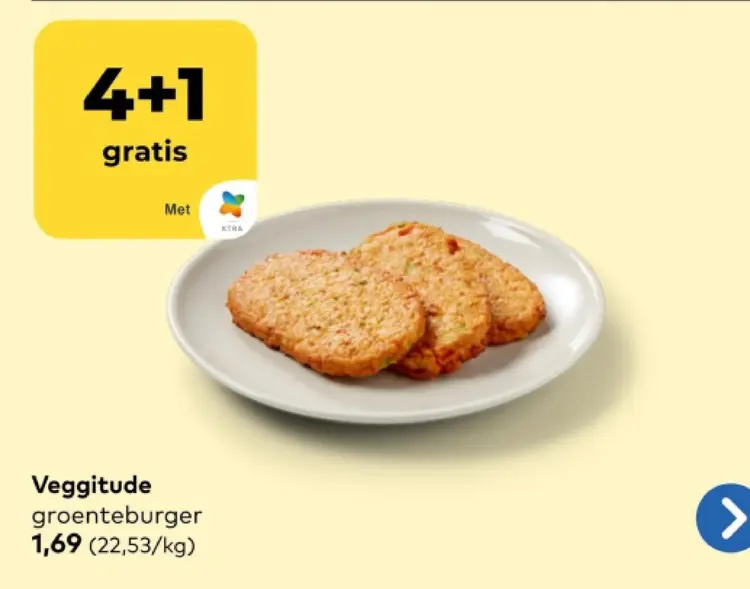 Promotie: Veggitude groenteburger