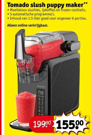 Aanbieding: Tomado slush puppy maker