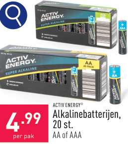 Aanbieding: Alkalinebatterijen