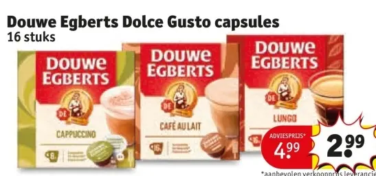 Aanbieding: Dolce Gusto capsules