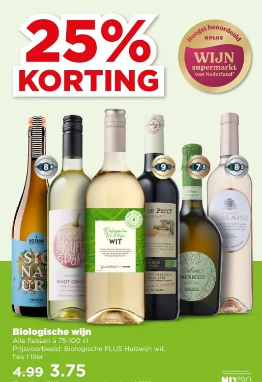 Aanbieding: Biologische wijn