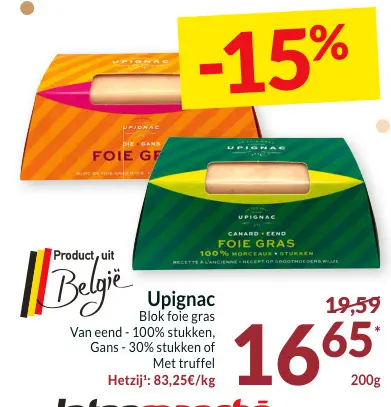 Aanbieding: Blok foie gras