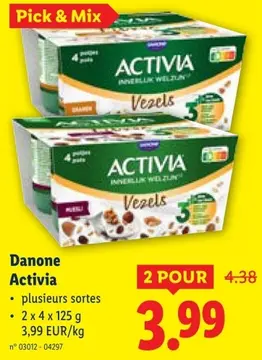 Offre: Danone Activia
