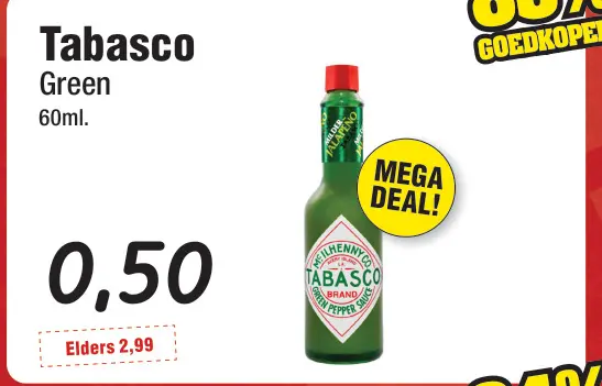 Aanbieding: Tabasco Green