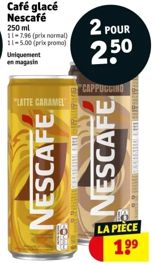 Offre: Café glacé