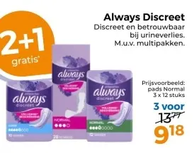 Aanbieding: Always Discreet
