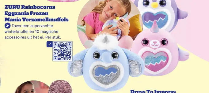 Aanbieding: ZURU Rainbocorns Eggzania Frozen Mania Verzam
