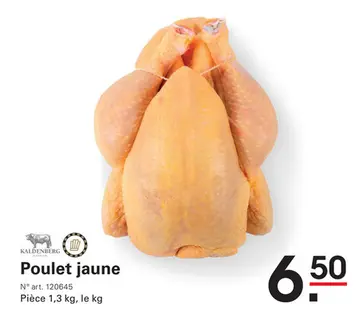 Offre: Poulet jaune