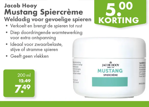 Aanbieding: Mustang Spiercrème