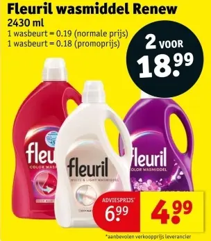 Promotie: Wasmiddel Renew