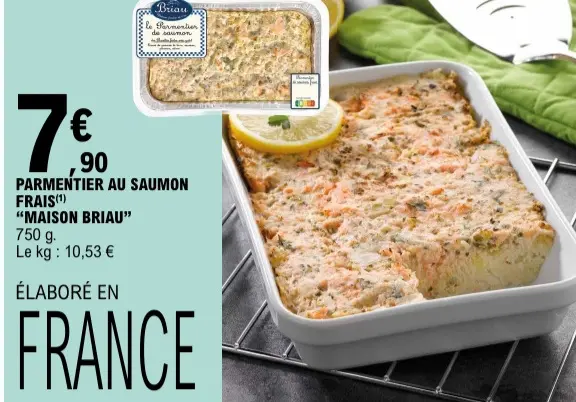 Offre: Maison Briau Parmentier au saumon frais