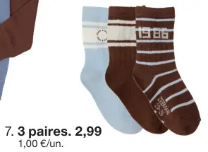 Offre: 3 paires