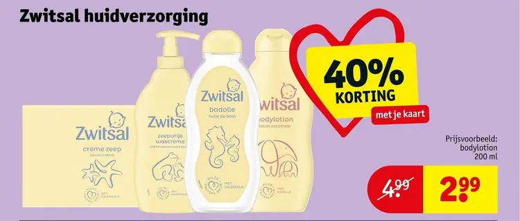 Aanbieding: Zwitsal huidverzorging
