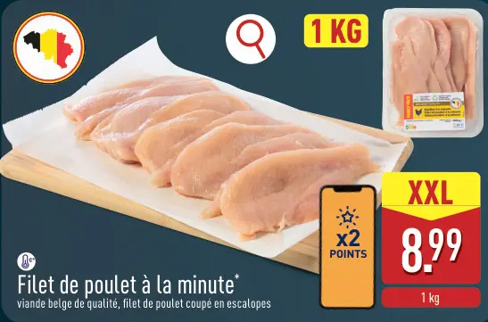 Offre: Filet de poulet à la minute