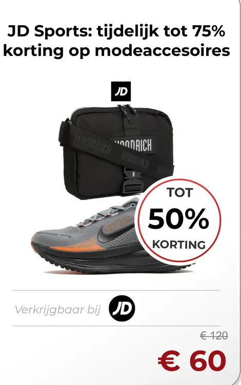Aanbieding: Hoodrich Bag and Nike Running Shoes