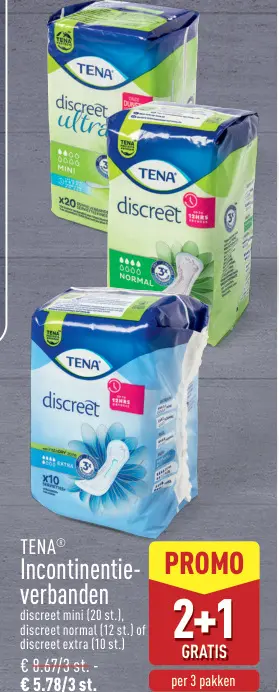 Promotie: Incontinentieverbanden