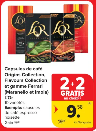Offre: Capsules de café Origins Collection, Flavours