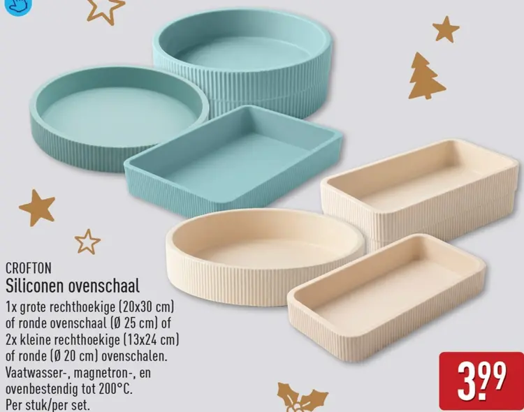Aanbieding: Siliconen ovenschaal
