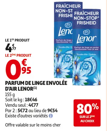 Promotie: Parfum de linge envolée d'air