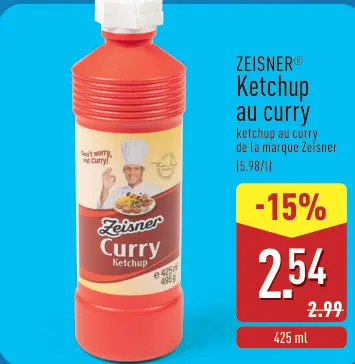 Offre: Ketchup au curry