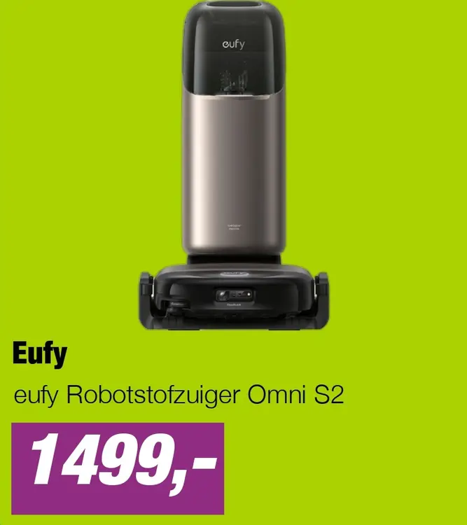 Aanbieding: eufy Robotstofzuiger Omni S2