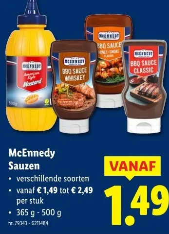 Promotie: McEnnedy Sauzen