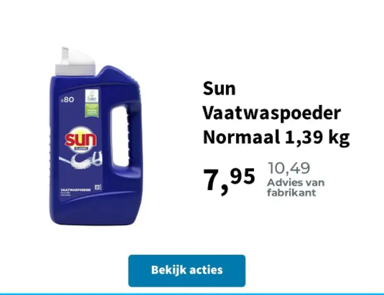 Aanbieding: Vaatwaspoeder