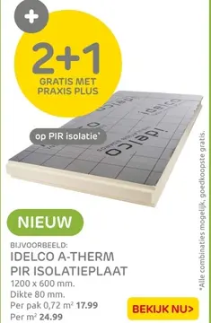 Aanbieding: Idelco a-therm pir isolatieplaat