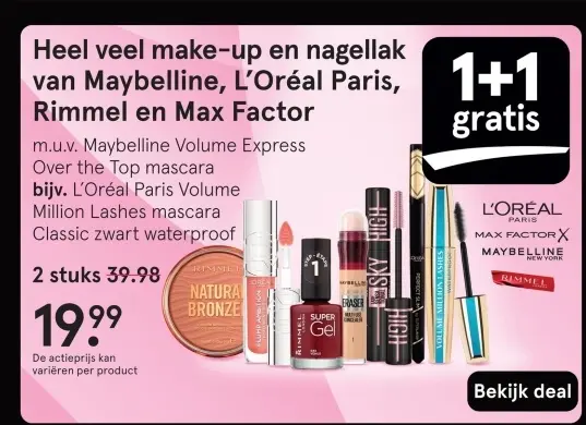 Aanbieding: Make-up en nagellak