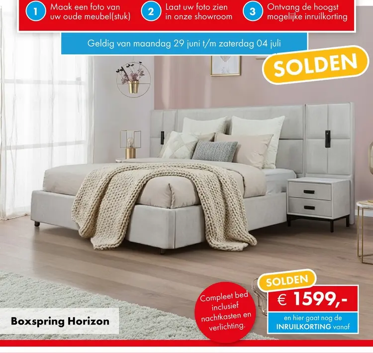 Promotie: Boxspring Horizon