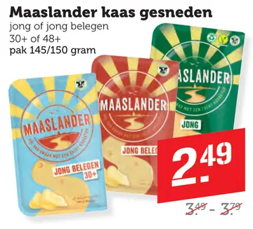 Aanbieding: Maaslander kaas gesneden