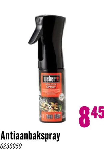 Aanbieding: WEBER® Anti aanbakspray