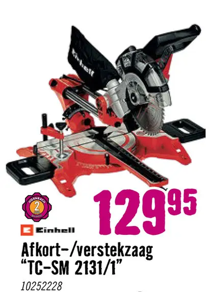 Aanbieding: Afkort-/verstekzaag TC-SM 2131/1 Dual
