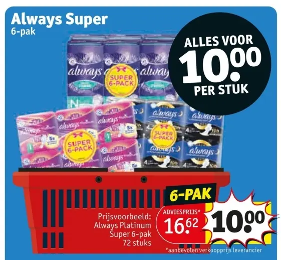 Aanbieding: Always Super