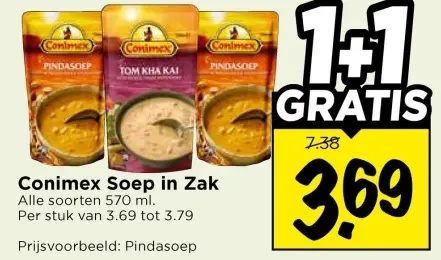 Aanbieding: Conimex Soep in Zak