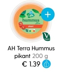 Aanbieding: AH Terra Hummus pikant