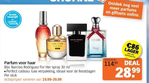 Aanbieding: Parfum voor haar