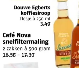 Aanbieding: Douwe Egberts koffiesiroop