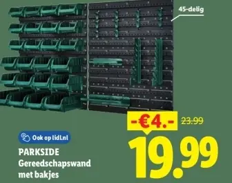 Aanbieding: Gereedschapswand