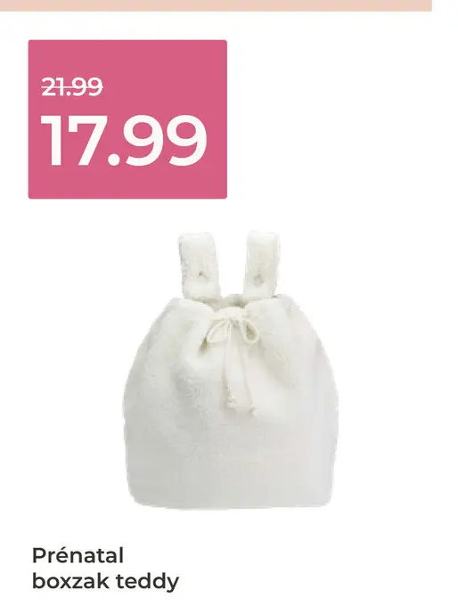 Aanbieding: boxzak teddy