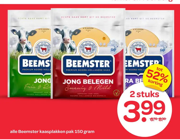 Aanbieding: Beemster kaasplakken