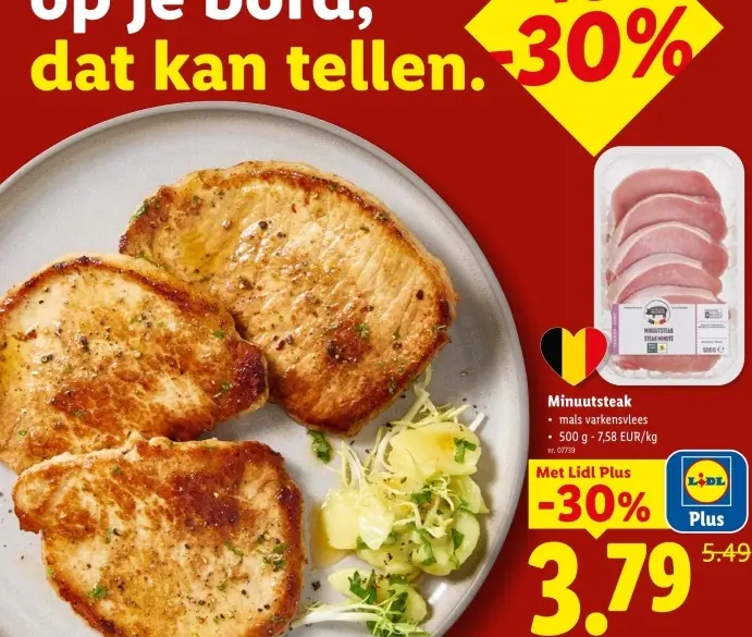 Promotie: Minuutsteak