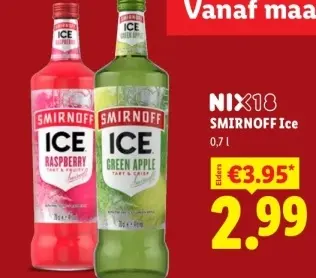Aanbieding: SMIRNOFF Ice